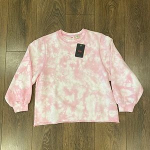 NWT Levi’s Pink Charlie Sweatshirt Size Small